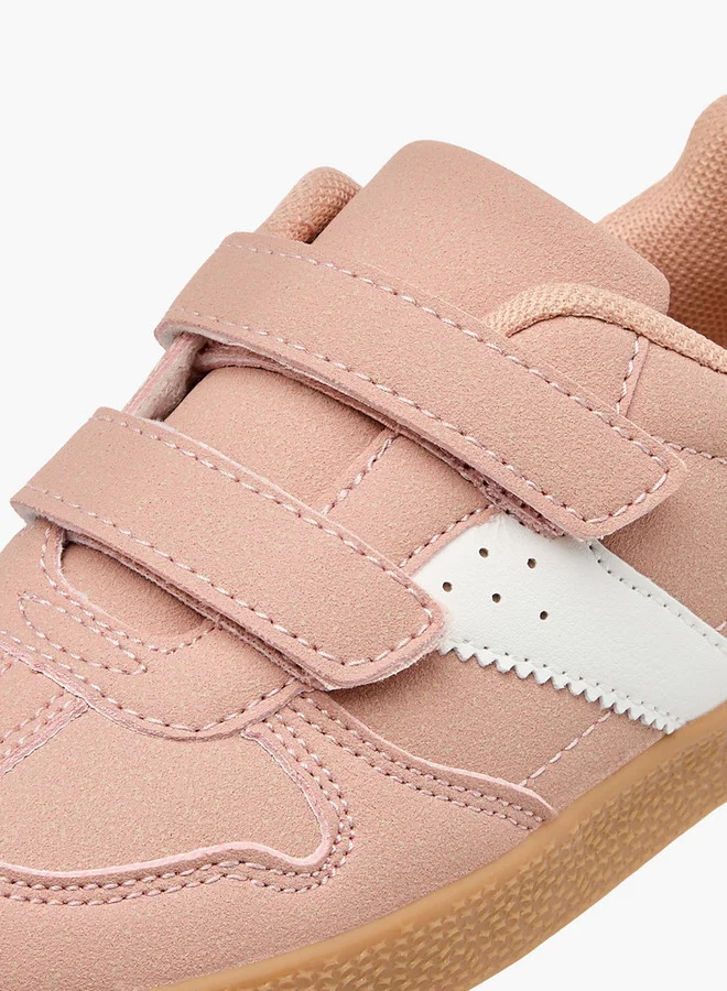Flora Bella By Shoexpress Girls Panelled Sneaker with Hook and Loop Closure