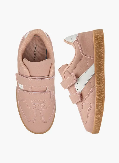 Flora Bella By Shoexpress Girls Panelled Sneaker with Hook and Loop Closure