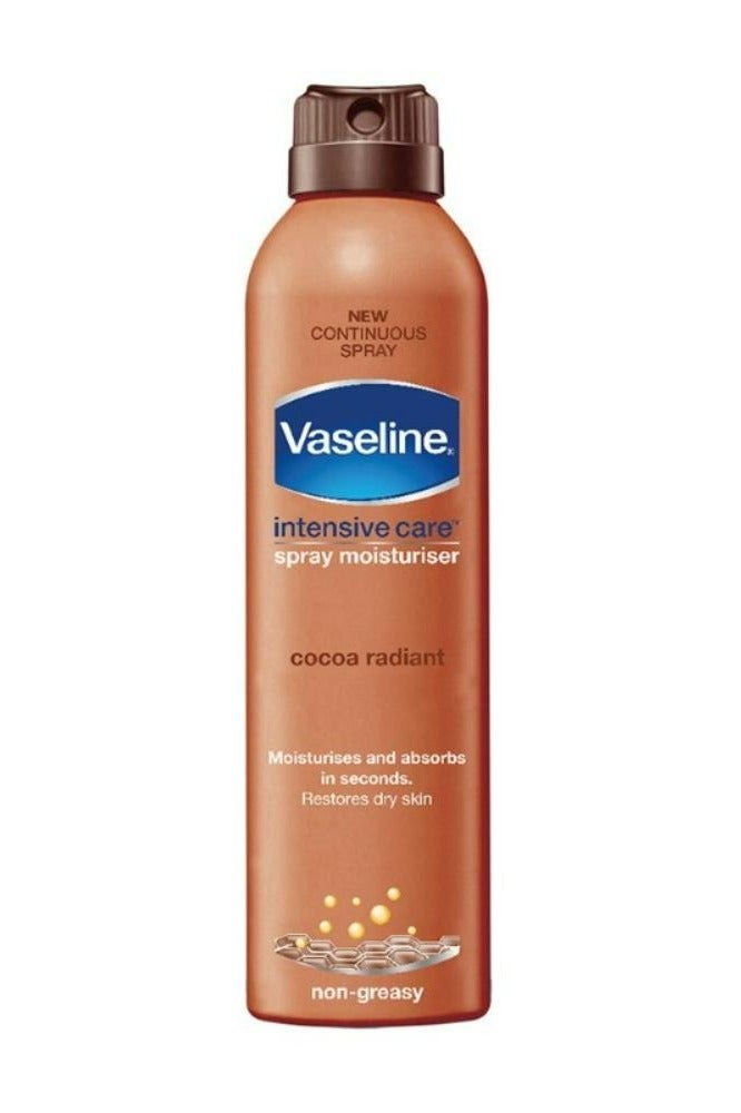 Vaseline Intensive Care Cocoa Radiant Spray Moisturiser 190 ML‎