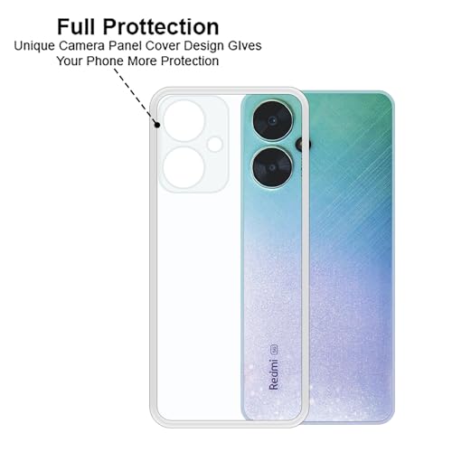 VIDO Transparent Back Case Cover for Mi Redmi 13C 5G (Soft & Flexible & Camera Protection Back Case) - Image 4