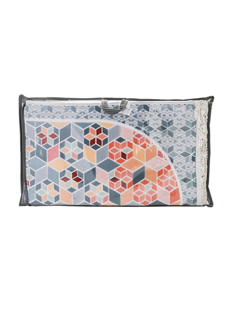 MANASEK Prayer mat padded from Manasek a popular local brand – prayer mat lined with 100% polyester with 3D embroidery with bag - Luxurious and elegant design suitable for gifting - 70X120 - Image 4
