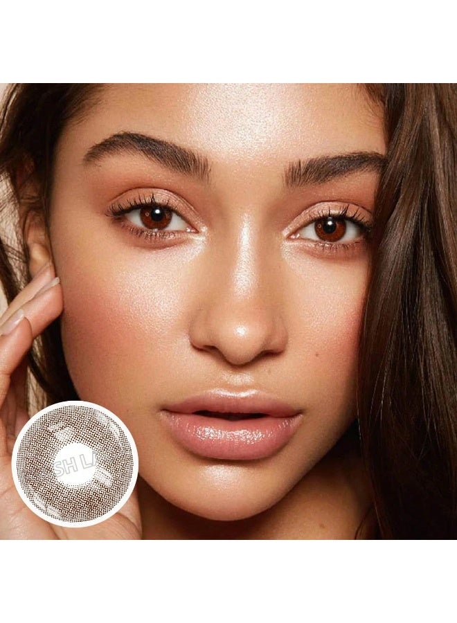 Soft contact lenses for the eye - Queen Chocolate