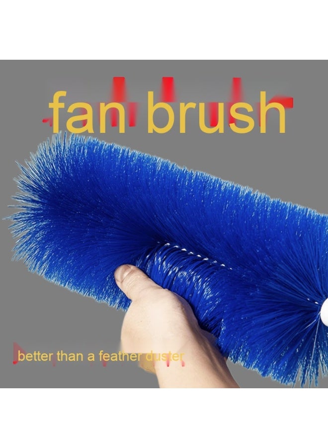 NIBEMINENT Flexible Fan Dust Brush Non-Removable Cleaning Microfiber Dust Collector Upgrade Fan Dust Brush Flexible Electric Fan Dust Brush Multi-Function Cleaning Brush - Image 2