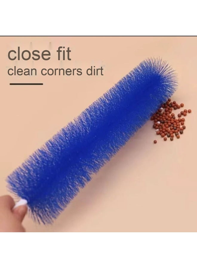 NIBEMINENT Flexible Fan Dust Brush Non-Removable Cleaning Microfiber Dust Collector Upgrade Fan Dust Brush Flexible Electric Fan Dust Brush Multi-Function Cleaning Brush - Image 3