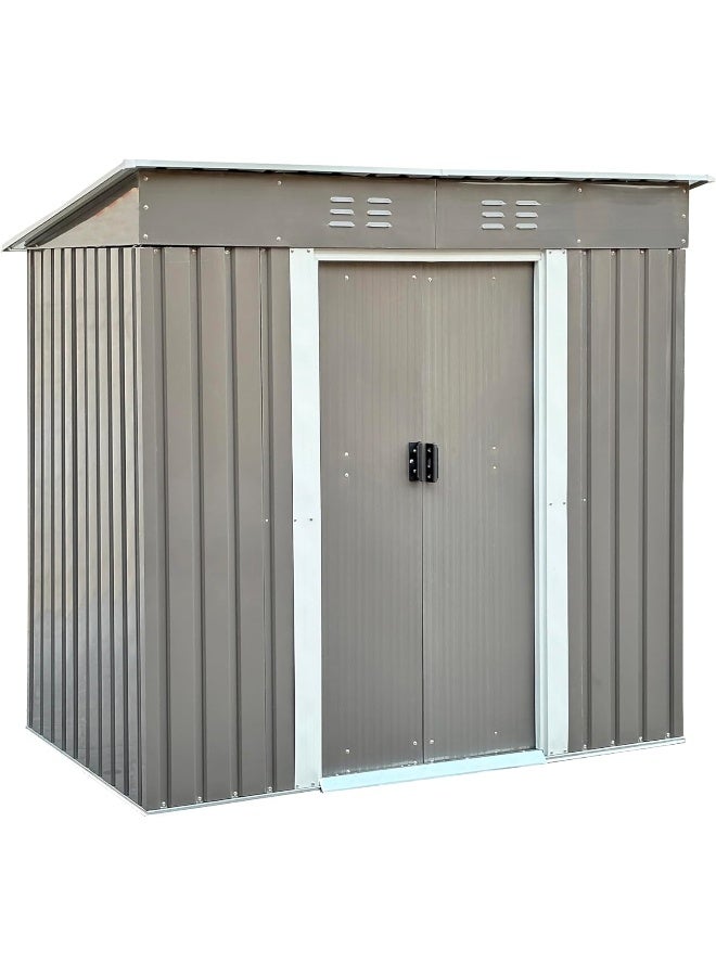 Egardenkart Egardenkart Outdoor Storage Shed with Double Lockable Doors (With Installation)  - Image 1