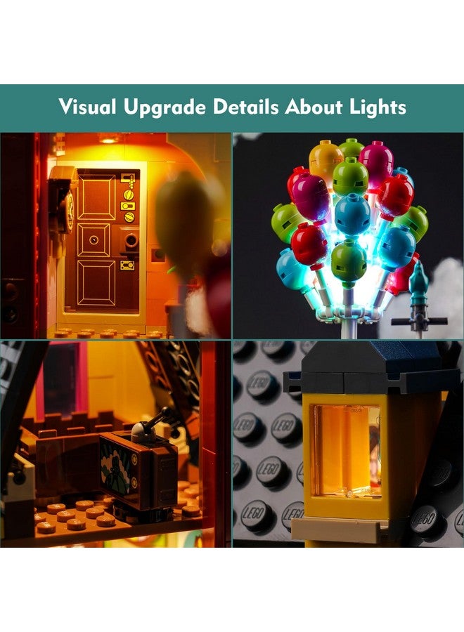 VONADO LED Light Kit Compatible with Lego 43217 Up House (NO Model), Sensing Colorful Lighting Compatible with Lego 43217 Building Toy Set (ONLY Lights) - Image 4