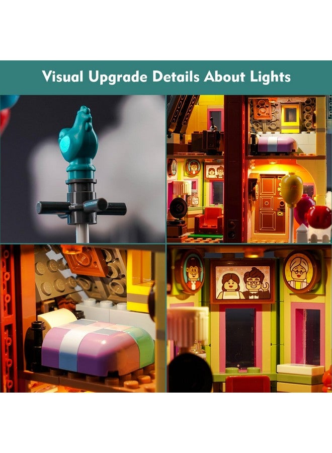 VONADO LED Light Kit Compatible with Lego 43217 Up House (NO Model), Sensing Colorful Lighting Compatible with Lego 43217 Building Toy Set (ONLY Lights) - Image 5