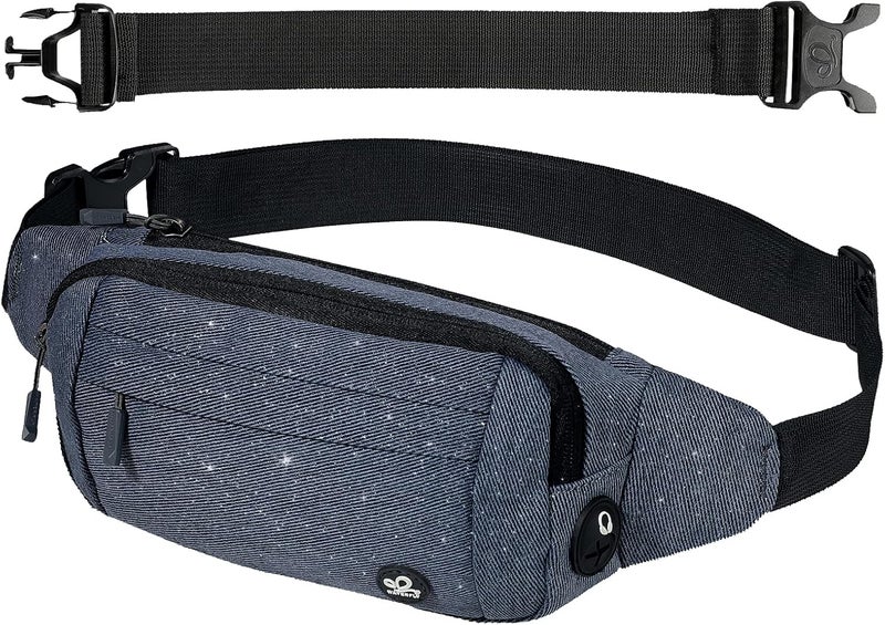 ووتر فلاي حقيبة واسط الخصر من نوع “ووترفلاي” (Waterfly Fanny Pack): حقيبة صغيرة توضع على الورك، عملية وأنيقة، مناسبة للجري، التنزه، والمسافرين، للنساء والرجال. - Image 1