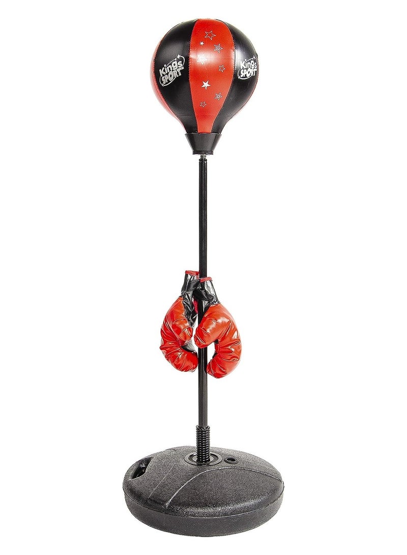 ORiTi ORiTi Punching Bag with Base for Kids 3-10 Easy to Assemble with Boxing Gloves - Image 1