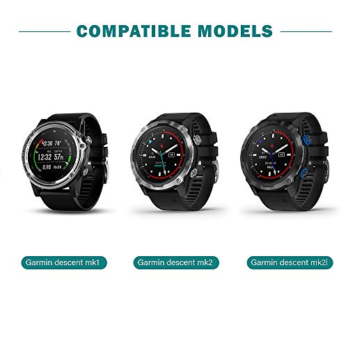 TUSITA شاحن TUSITA متوافق مع Garmin Descent Mk1 Mk2 Mk2i Mk2S Mk3i X50i G1 G2 Solar، 1M - ملحقات ساعة GPS الذكية - Image 2