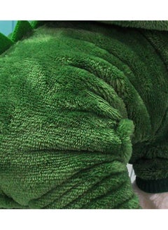 A.M Pet Halloween Costume Clothes Cute Green Dinosaur Shape Dog Clothes Winter Warm Soft Hoodie Four-Legs Jumpsuit for Small Dog Puppy Hoodie Clothes Halloween Party Cosplay Costume  - Image 4