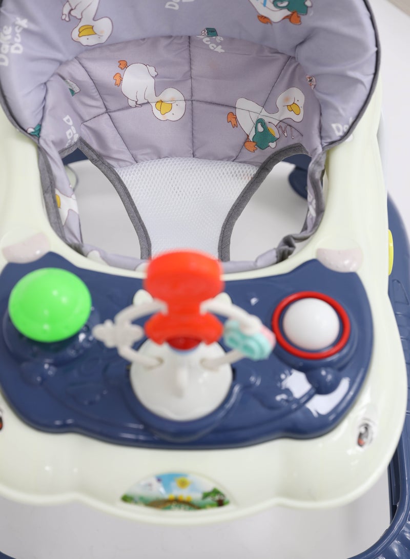 لحظة مرح مشاية أطفال بمقعد ناعم مبطن - Image 2