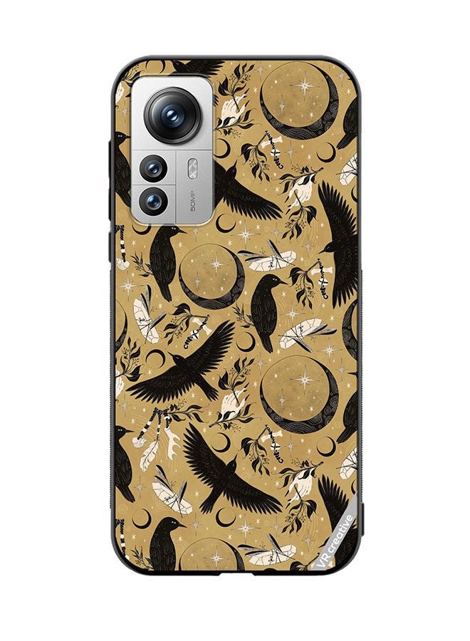 VR CREATIVE Protective Case Cover For Xiaomi 12X Bird Catcher Design Multicolour - Image 1
