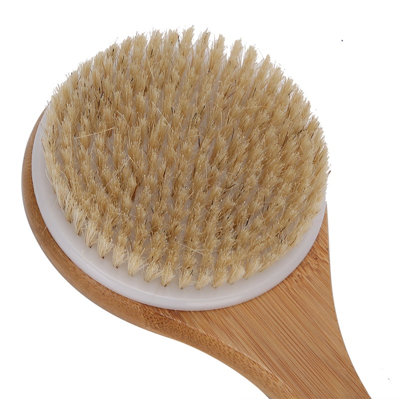 Shower Back Brush Long Handle Bathing Scrubber Massager Exfoliating Brush for Men Women - Image 3