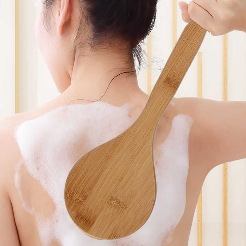 Shower Back Brush Long Handle Bathing Scrubber Massager Exfoliating Brush for Men Women - Image 4