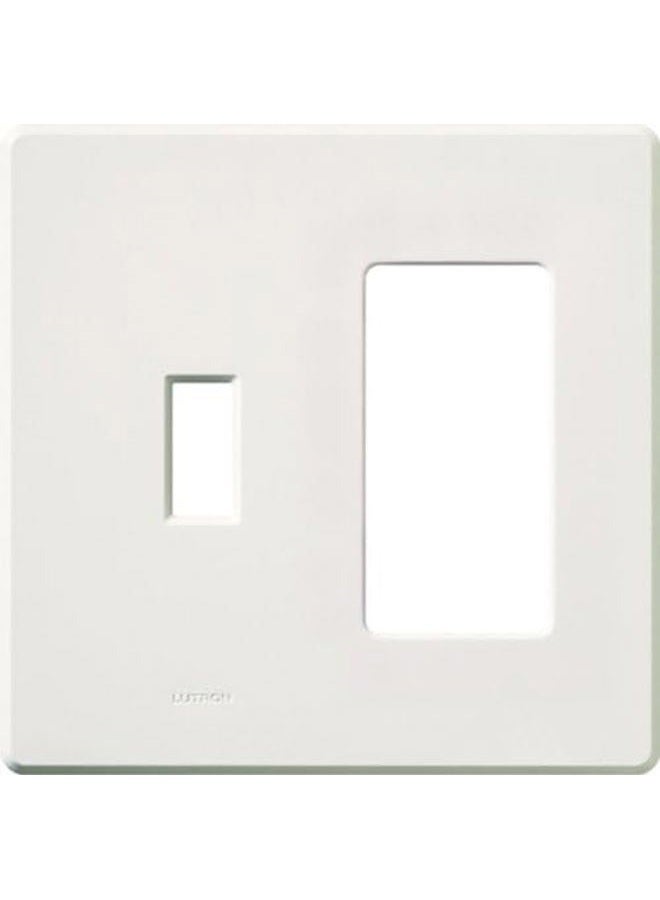 LUTRON FG-2-TD-WH Electrical Distribution Wall Plate White - Image 2