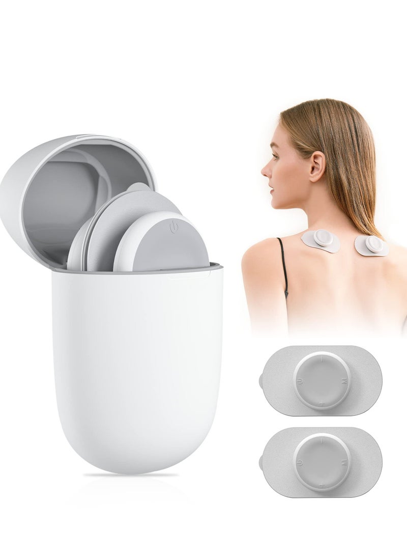 Excefore Pocket Massage Pad Fashion Charging Box, 6 Modes Rechargeable Electronic Pulse Massager, Massager for Athletes  - Image 1