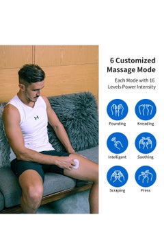 Excefore Pocket Massage Pad Fashion Charging Box, 6 Modes Rechargeable Electronic Pulse Massager, Massager for Athletes  - Image 3