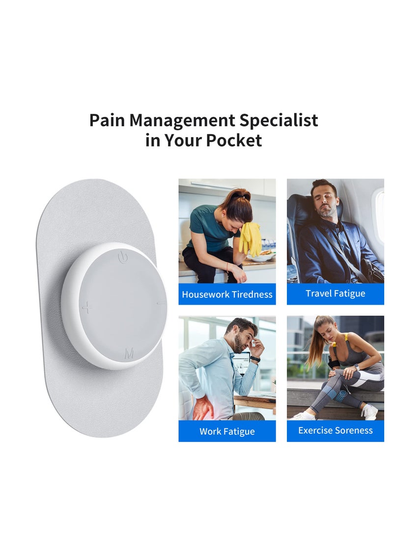 Excefore Pocket Massage Pad Fashion Charging Box, 6 Modes Rechargeable Electronic Pulse Massager, Massager for Athletes  - Image 2