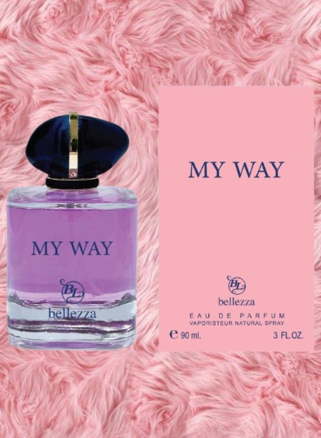 bellezza 12 Pieces My Way EDP 90ML - Image 2