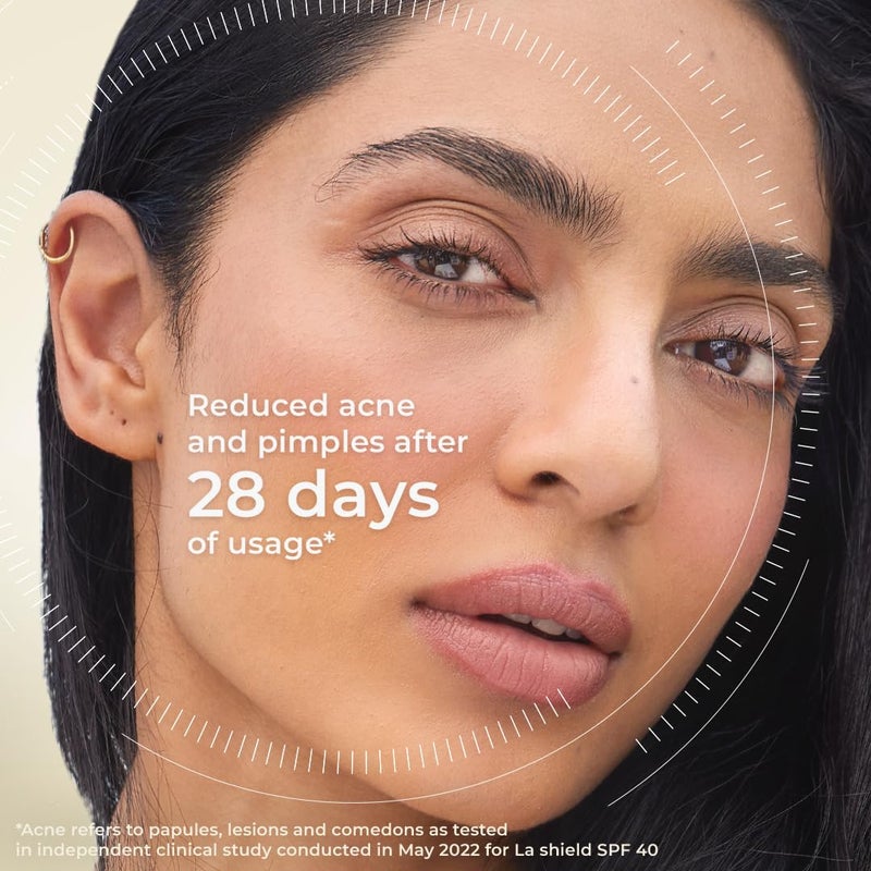 La Shield SPF 40 PA Mineral Sunscreen Gel  Superior Matte Finish  Oilfree  Lightweight  No white cast  For Acne Prone Oily or sensitive skin Dermatologist Prescribed  50g - Image 3