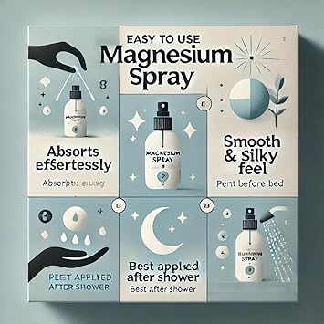 Epsom Magnesium Oil Body Spray A Pure and Natural Source of Magnesium Chloride Magnesium Spray Supplement Supports Muscle Recovery and is Vegan and Palm OilFree 250ml - Image 3