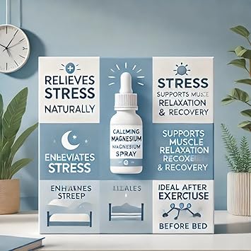 Epsom Magnesium Oil Body Spray A Pure and Natural Source of Magnesium Chloride Magnesium Spray Supplement Supports Muscle Recovery and is Vegan and Palm OilFree 250ml - Image 4