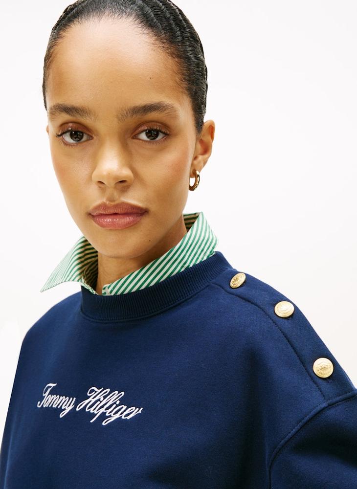 TOMMY HILFIGER Graphic Crew Neck Sweatshirt - Image 3