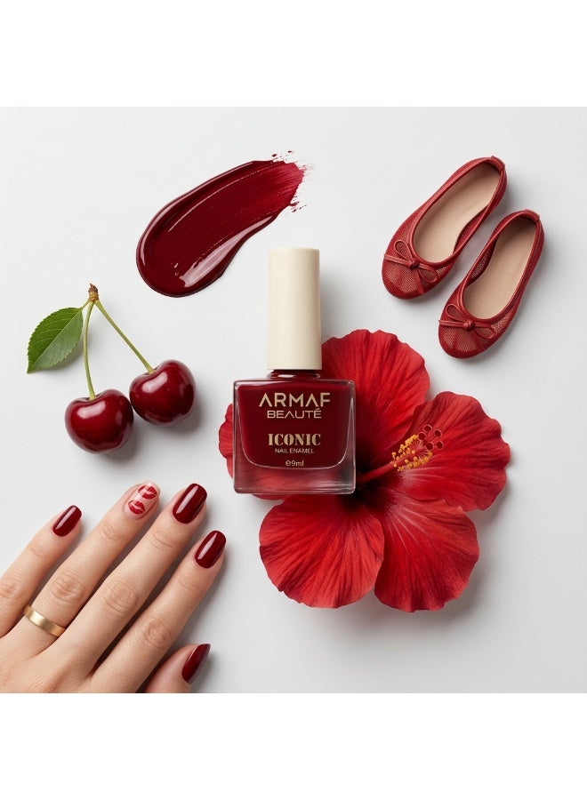 Armaf Beaute Iconic Nail Enamel 021 Cocoa Whip, 9ml | High Shine Nail Polish | Chip-Resistant Formula | Smooth Gloss Finish | Long-Lasting & Easy Application - Image 3