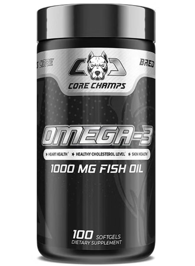 CORE CHAMPS Omega-3 Fish Oil 100 Softgels