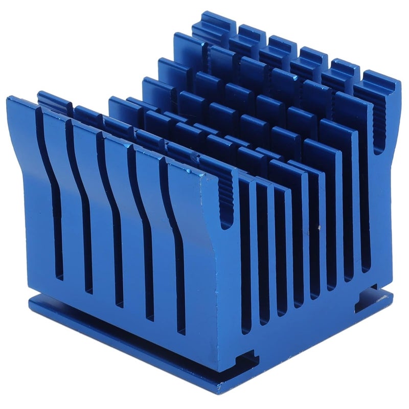 Aluminium Heatsink Cooler for 3D Printer, Black, 2Pcs, 40x39x36mm - High Heat Conduction, Anodized Surface, Compatible with Motherboards and Chipset Cooling (Blue) - Image 4