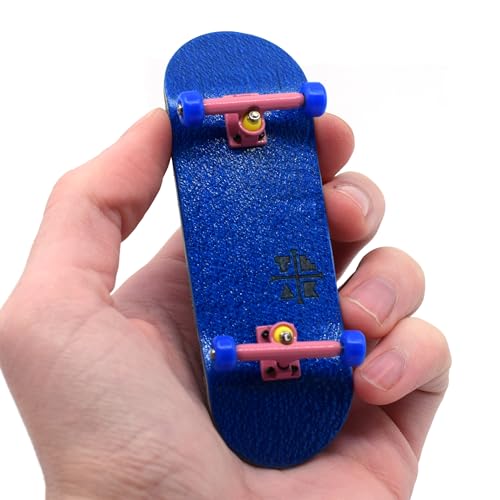 Teak Tuning 32mm Pro Fingerboard Complete  Fully Assembled with Pro Level Components  Pro Shaped Wooden Deck 32x97mm UltraSpin Bearing Wheels Prodigy Gen2 Trucks  The Bubble Gum - Image 1
