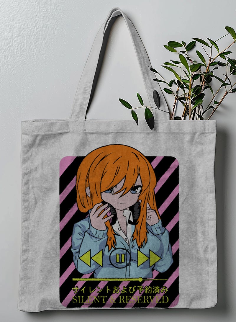 لوحة حقيبة يد بأحزمة كتف من البوليستر بتصميم أنمي ميكو ناكنو - Image 1