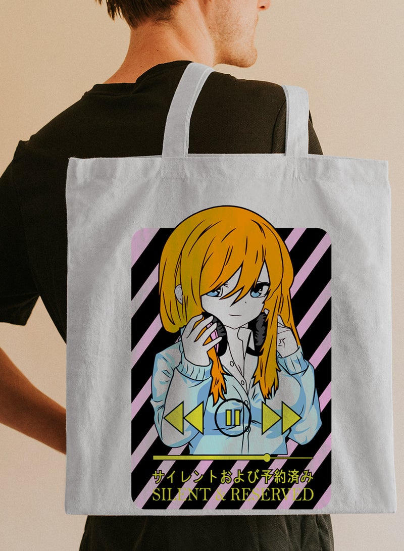 لوحة حقيبة يد بأحزمة كتف من البوليستر بتصميم أنمي ميكو ناكنو - Image 2