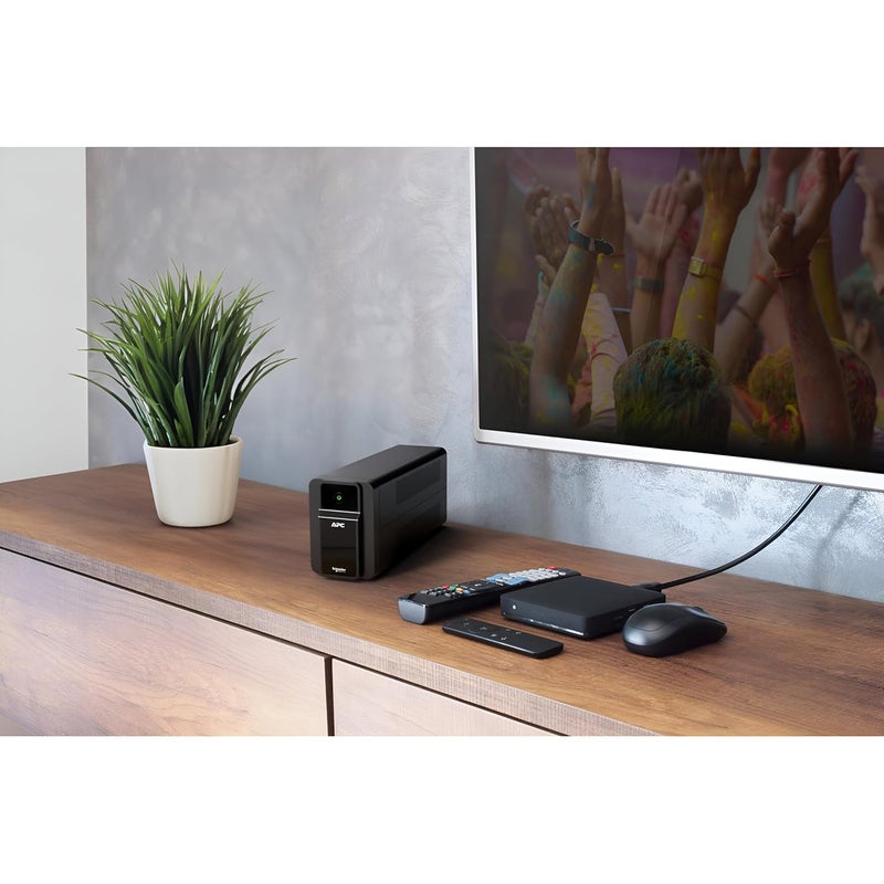 A.P.C. Back-UPS BX600I-IN 600VA, Tower, 230V, 3 India 3-pin 6A Outlets, AVR, W/O Auto Shutdown Software UPS System, an Ideal Power Backup & Protection for Home Office, Desktop PC & Home Electronics - Image 5