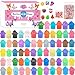 Rowecvce 66 Pack Mini Butter Slime Kit Super Soft and NonSticky Christmas Bulk Slime for Kids Party FavorsChristmas Stocking Stuffers Classroom RewardsGoodie Bag Stuffers for Teens Girls Boys 812 - Image 2