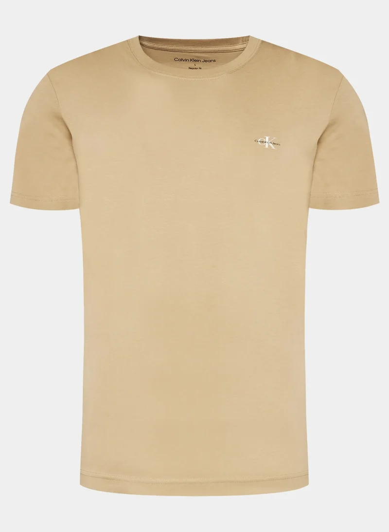 Calvin Klein Jeans 2 Pack Logo Crew Neck T-Shirt