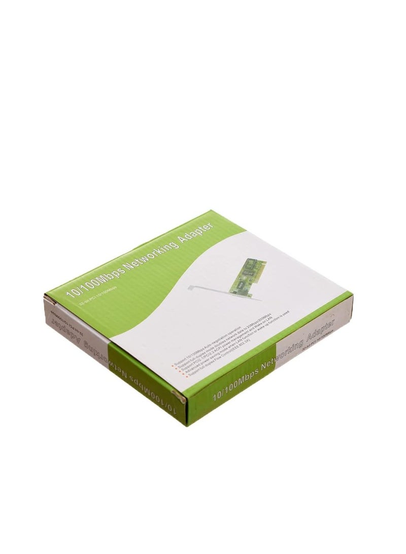 كارت شبكة PCI بسرعة 10/100 ميجابت – 32 بت لتوصيل الإنترنت لأجهزة الكمبيوتر - Image 3