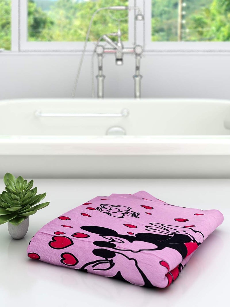 Athom Trendz Athom Living Disney Mickey Minnie Mouse Large Bath Towel 300 GSM 75x150 cm - Image 2