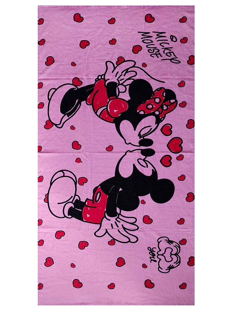 Athom Trendz Athom Living Disney Mickey Minnie Mouse Large Bath Towel 300 GSM 75x150 cm - Image 3