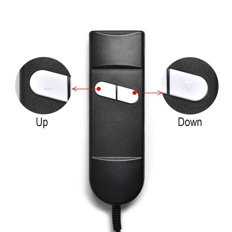 CUGLB Lift Chair Remote Replacement, 5 Pin 2 Buttons Straight Power Recliner Remote, Power Recliner Replacement Compatible for Most Lift Chair Brands - Image 4
