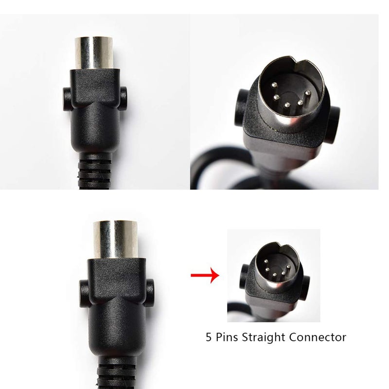 CUGLB Lift Chair Remote Replacement, 5 Pin 2 Buttons Straight Power Recliner Remote, Power Recliner Replacement Compatible for Most Lift Chair Brands - Image 3