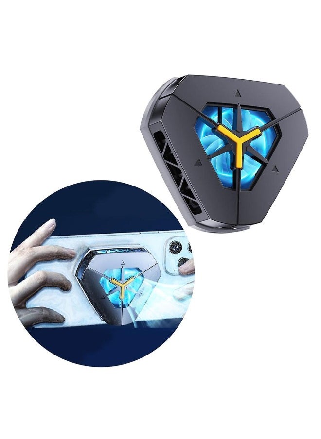 Beauenty Mobile Phone Cooler for Gaming, Cell Phone Cooling Fan for iPhone Samsung Moto, Mobile Phone Cooler for Games and Movies  - Image 1
