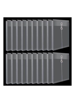 Clear A4 Plastic Wallets Folder - Waterproof Document Envelopes with 3cm Expansion and String Tie Closure, Ideal for Office, School, and Travel (20 Pack) - pzsku/Z86803BD2C079D2EF280BZ/45/_/1723030933/97230a15-cb50-477e-b9d8-64d622ad55d6
