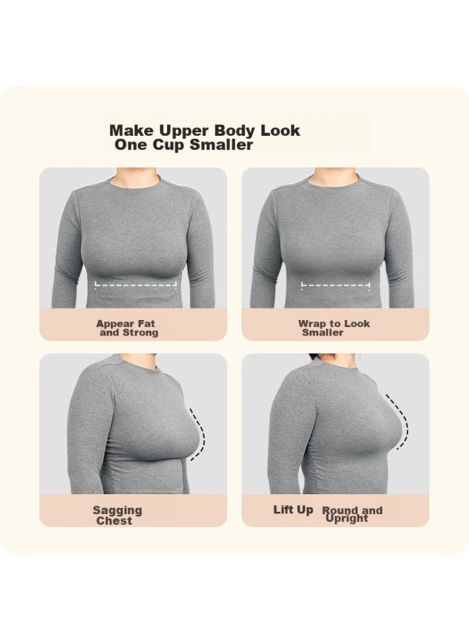 Luckmeey Plus Size Bra With Rabbit Ear Straps, Invisible Back, Comfortable And Slimming Bra For Large Busts - Image 2