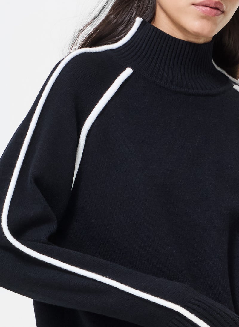 French Connection Jordan High Neck Longsleeve Jumper - Image 3