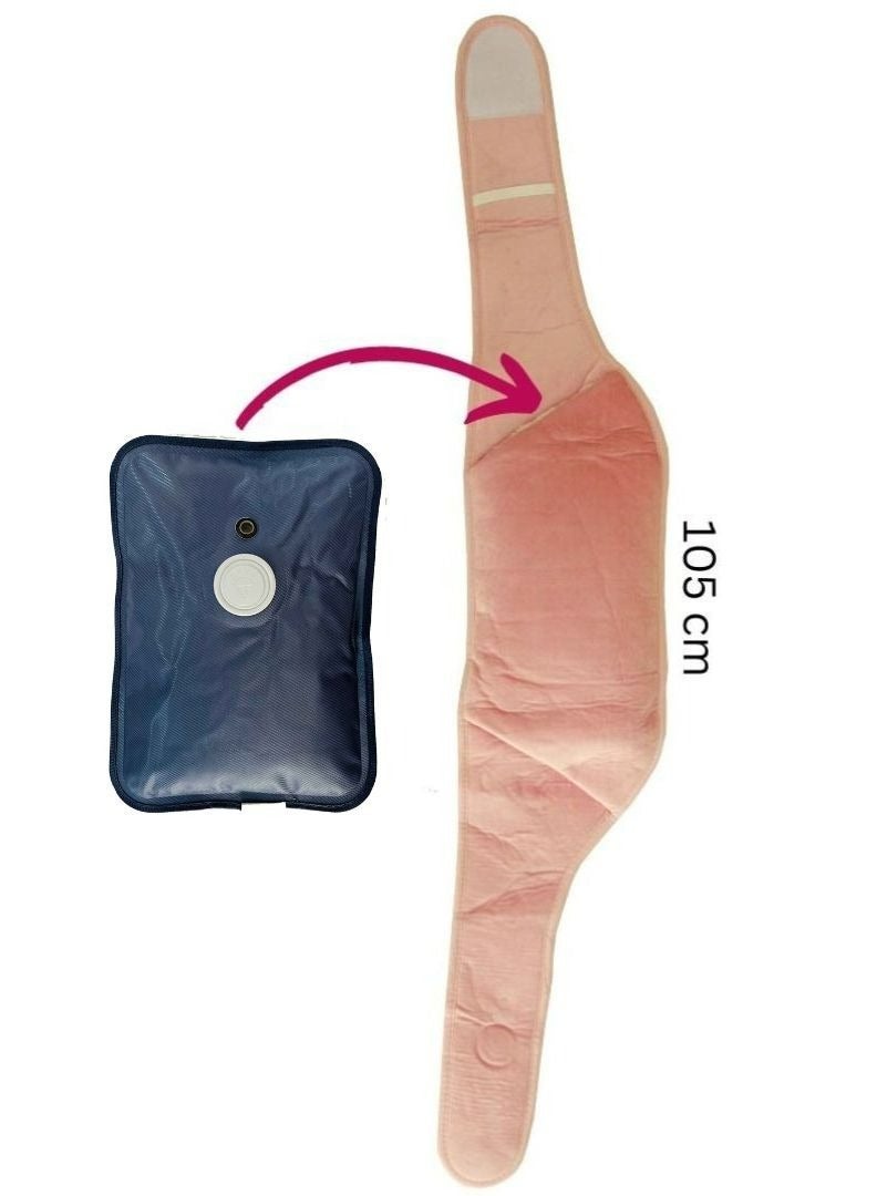 Prime by javaudan Electric Hot Water Bag Belt For Body Pain Rechargeable Heating Pad with Fleece Cover for Body Pain Relief, Hand Warmer, Arthritis Pain Relief, Menstrual Cramps, Period Pain, Hot & Cold Therapy - Image 4