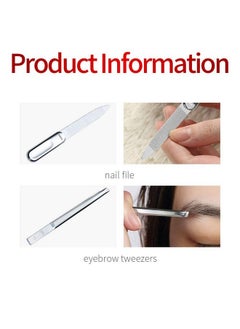Three Seven (777) E Seven (777) Travel Manicure Grooming Kit Nail Clipper Set (7 Pcs, Ts-4112C), Made In Korea, Since 1975.  - Image 3