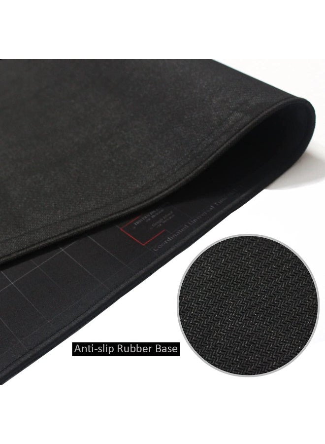 سجادة ماوس قيمنق كبيرة XXL (35.4 بوصة × 15.7 بوصة) - ماوس باد بتصميم خريطة العالم وقاعدة مطاطية مقاومة للانزلاق | حواف مخيطة متينة وسطح ناعم لدقة وسرعة فائقة | مثالية للاعبين والمكتب - Image 2