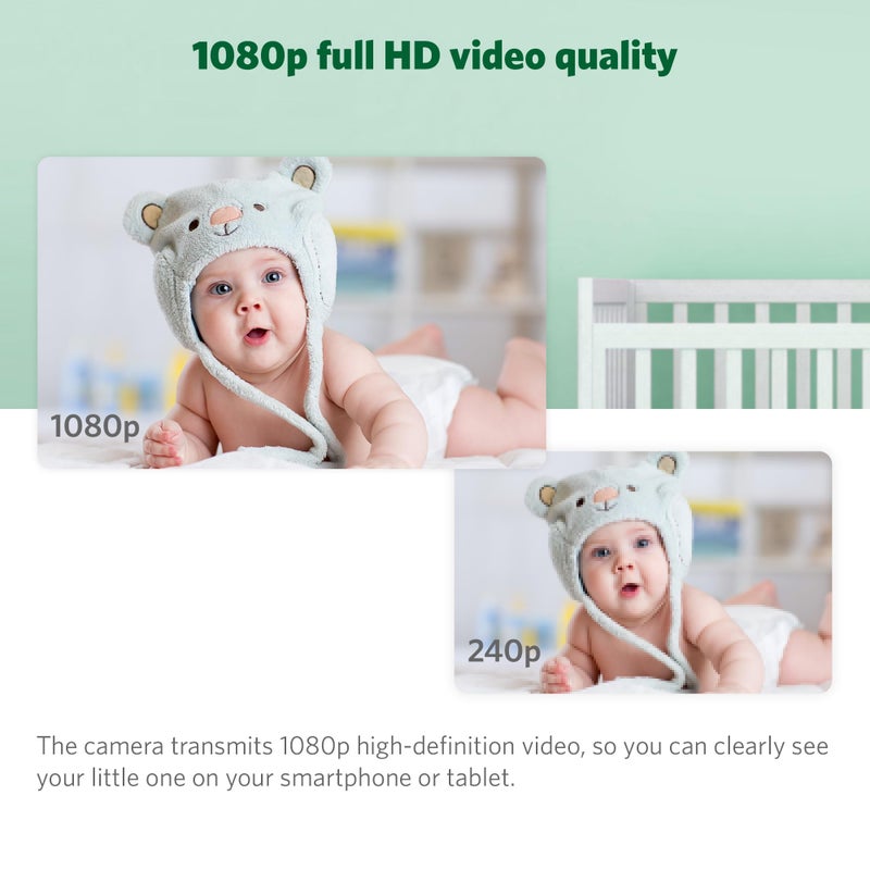 LeapFrog مراقب الأطفال ليب فروغ سكوت LF2911 بدقة 1080p مع وصول عن بُعد عبر الواي فاي - Image 3